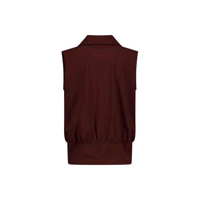 Hanne Wrap Top Chestnut