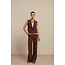 Hanne Wrap Top Chestnut