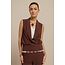 Hanne Wrap Top Chestnut