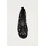 Rosalind All Studs Vintage Effect Brown Leather Ballet Flats