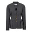 Enna Waist Pleat Blazer Antracit