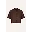 Linnen blouse Espresso