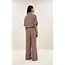 Burgundy streep broek