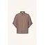 Burgundy streep blouse