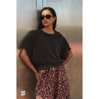 BY-BAR Slub top bruin