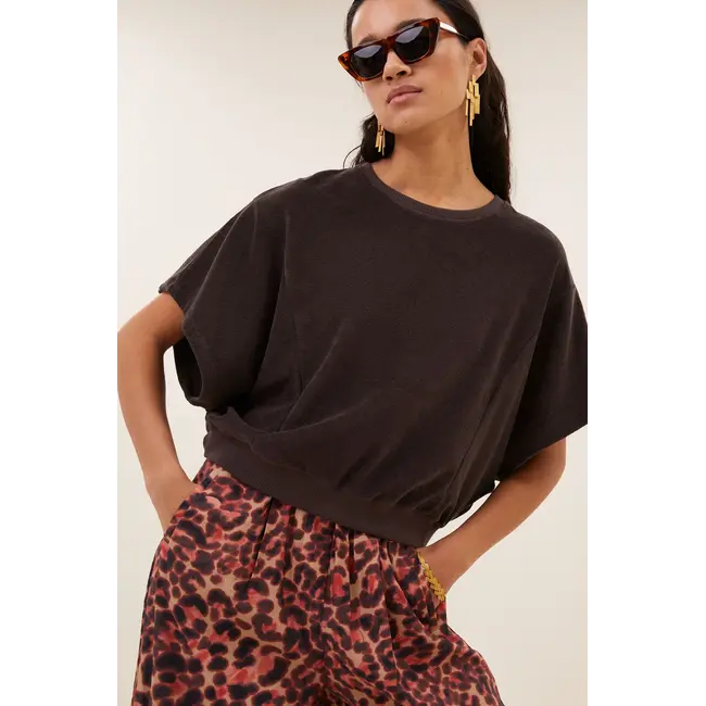 Slub top bruin