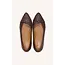May braided ballerina Chocolate