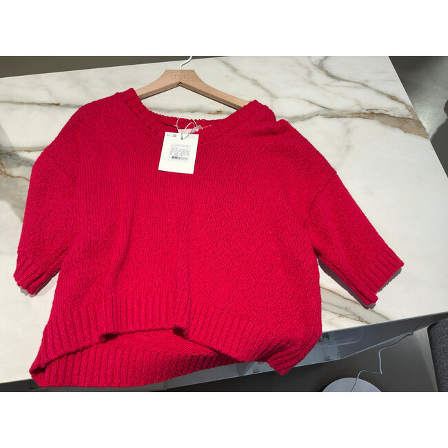 MSCHHannalie 2/4 V Pullover Jazzy Pink