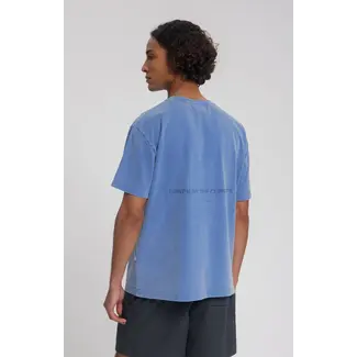 Law Of The Sea AQUALIS GARMENT DYED T-SHIRT Dutch Blue