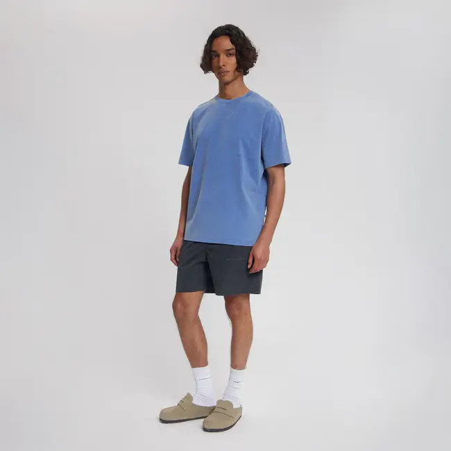 AQUALIS GARMENT DYED T-SHIRT Dutch Blue