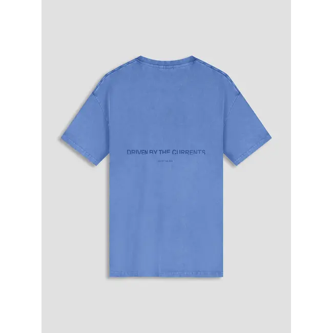 AQUALIS GARMENT DYED T-SHIRT Dutch Blue