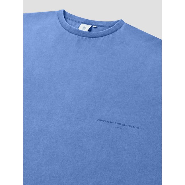 AQUALIS GARMENT DYED T-SHIRT Dutch Blue