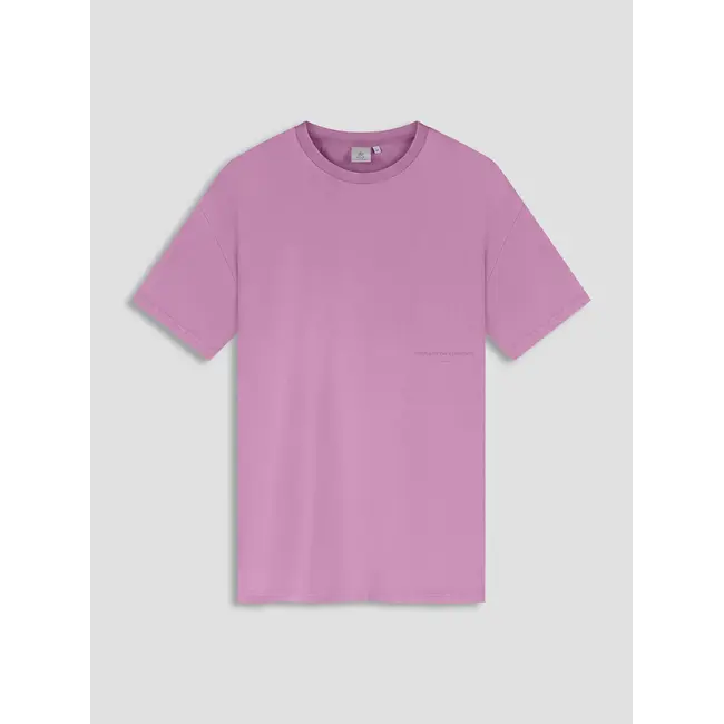 AQUALIS GARMENT DYED T-SHIRT Mulberry