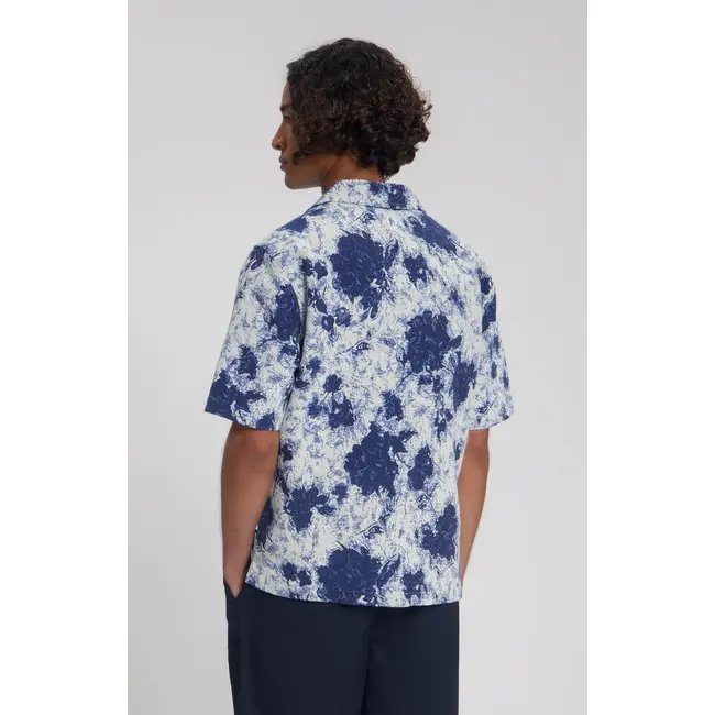 ÉCLAT JACQUARD SHIRT Dutch Blue