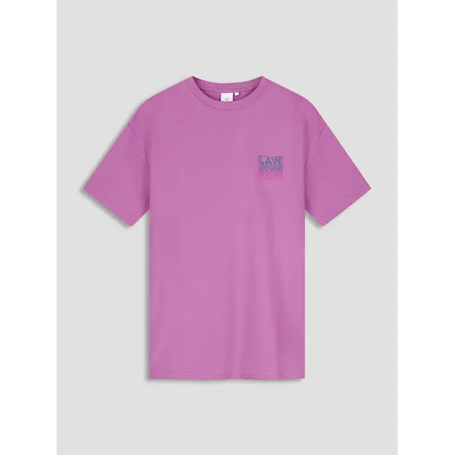 DISPLACE ARTWORK TEE Mulberry