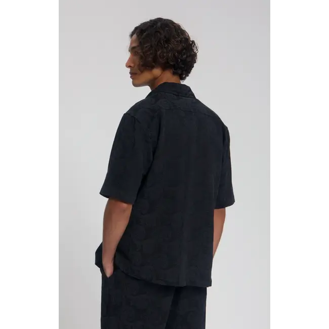 SOLVIND JACQUARD SHIRT Black