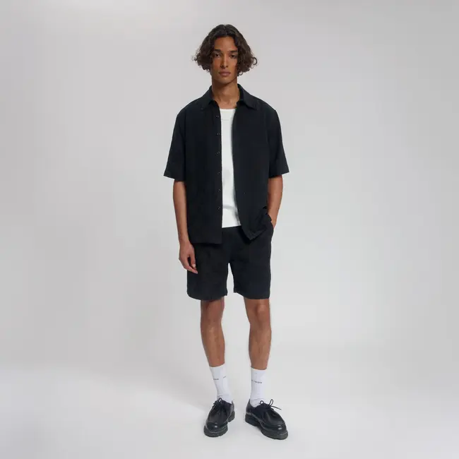 SOLVIND JACQUARD SHIRT Black