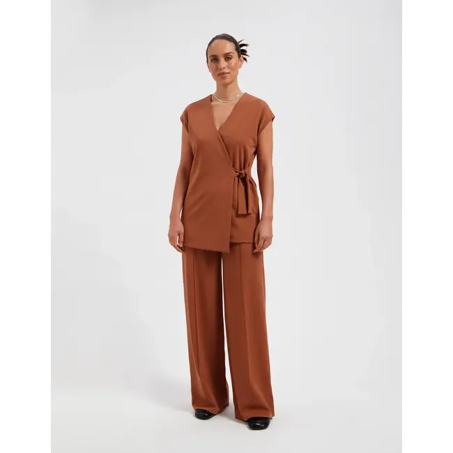 CORINNA PANT-AE 50001 ESPRESSO
