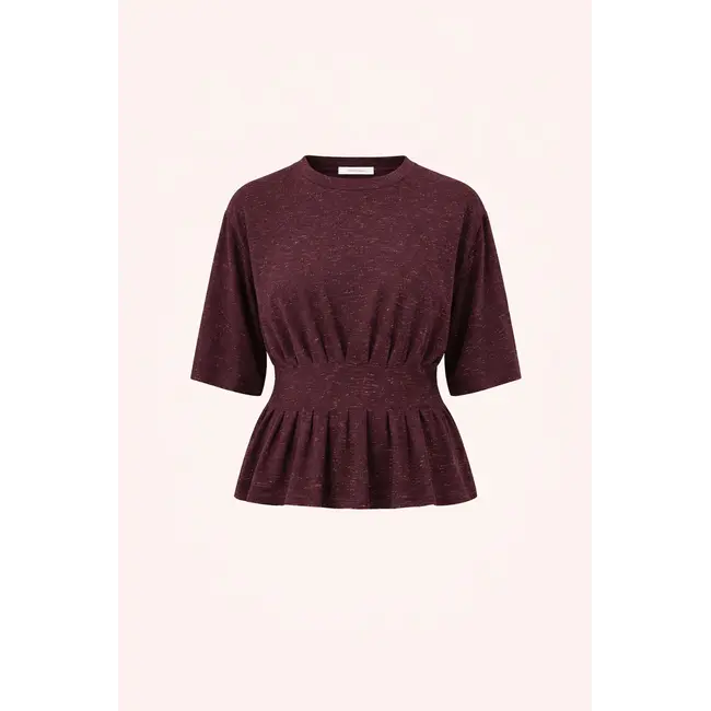 diva sparkle top burgundy crush