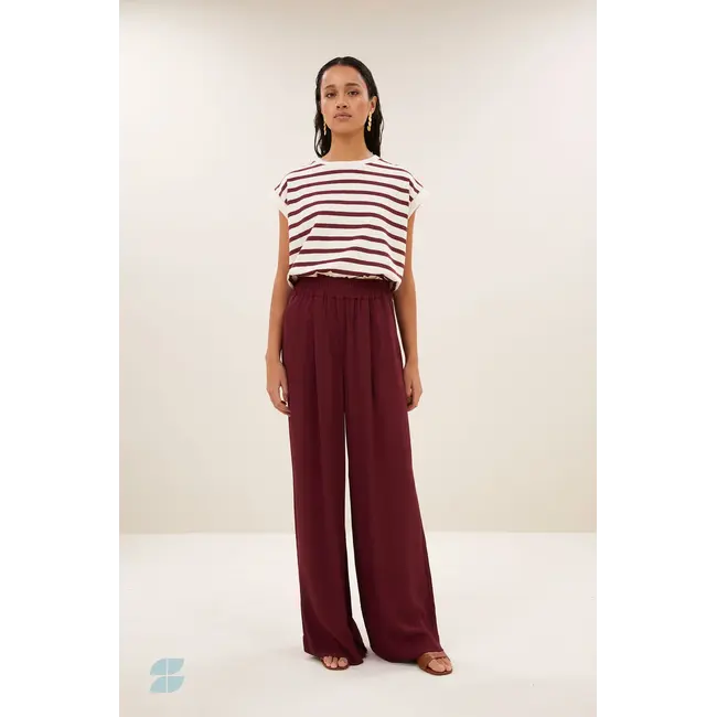 tobi stripe top grain wine stripe