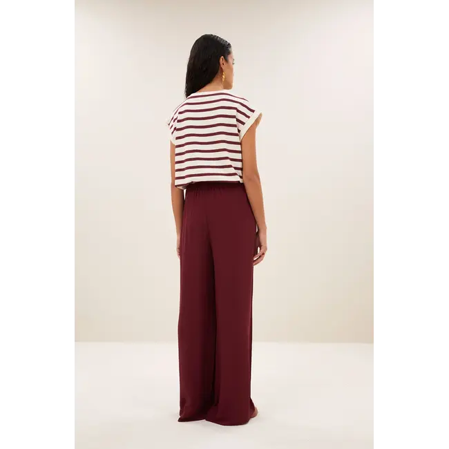 tobi stripe top grain wine stripe