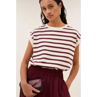 BY-BAR tobi stripe top grain wine stripe
