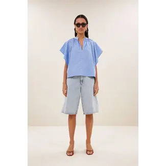 BY-BAR soho denim shorts light denim