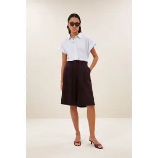 BY-BAR finn bermuda shorts dark wine