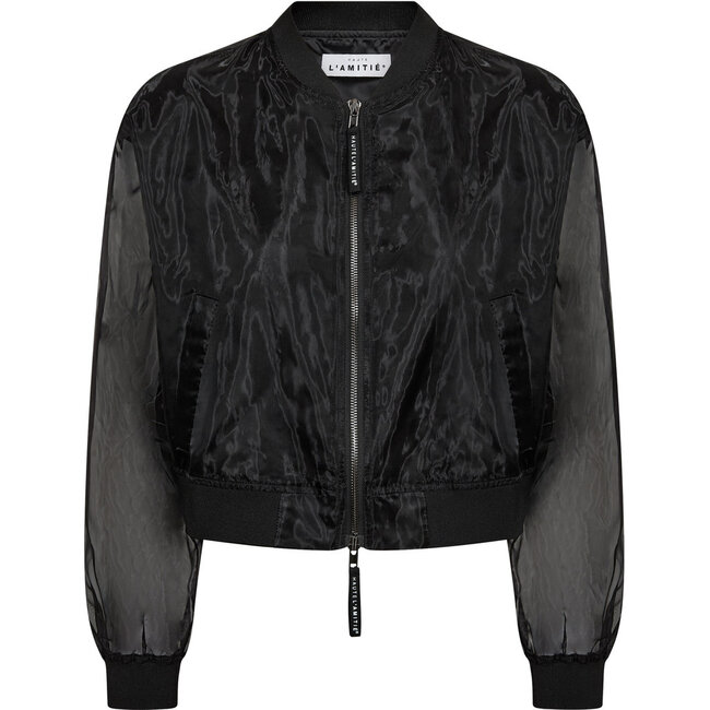 Organza Bomber Black