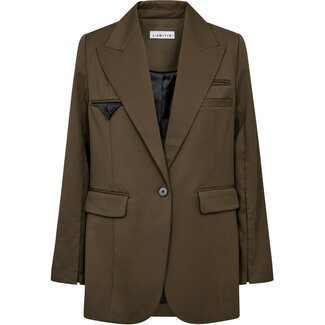 HAUTE L'AMITIÉ Blazer donker groen