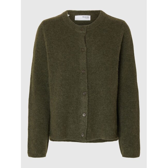 SLWLULU NEW LS KNIT CARDIGAN NOOS Kalamata MELANGE