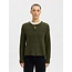 Selected Femme SLWLULU NEW LS KNIT CARDIGAN NOOS Kalamata MELANGE