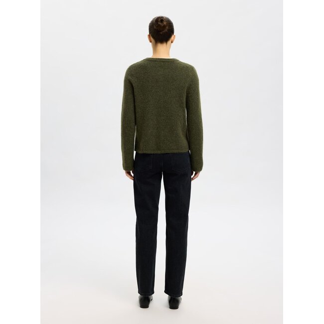 SLWLULU NEW LS KNIT CARDIGAN NOOS Kalamata MELANGE