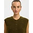 SLWLULU SL BUTTON O-NECK VEST NOOS Fir Green Melange