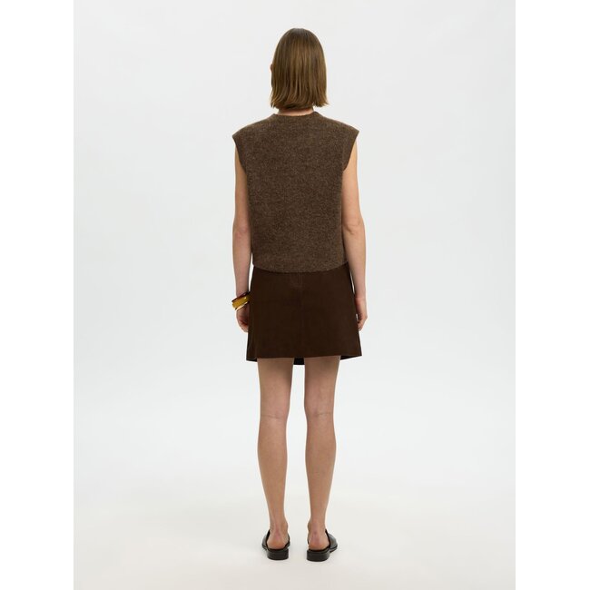 SLWLULU SL BUTTON O-NECK VEST NOOS Dachshund Melange