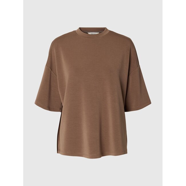 SLWOVERSIZED TENNY TEE NOOS Chocolate Chip