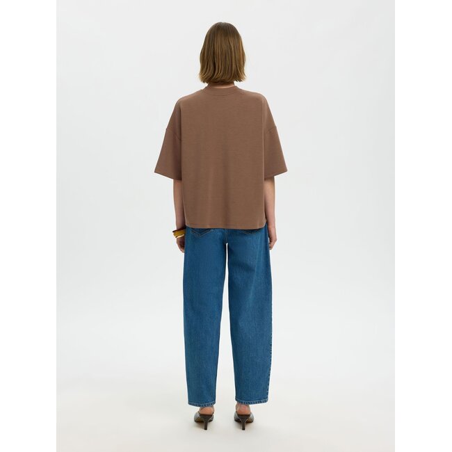 SLWOVERSIZED TENNY TEE NOOS Chocolate Chip