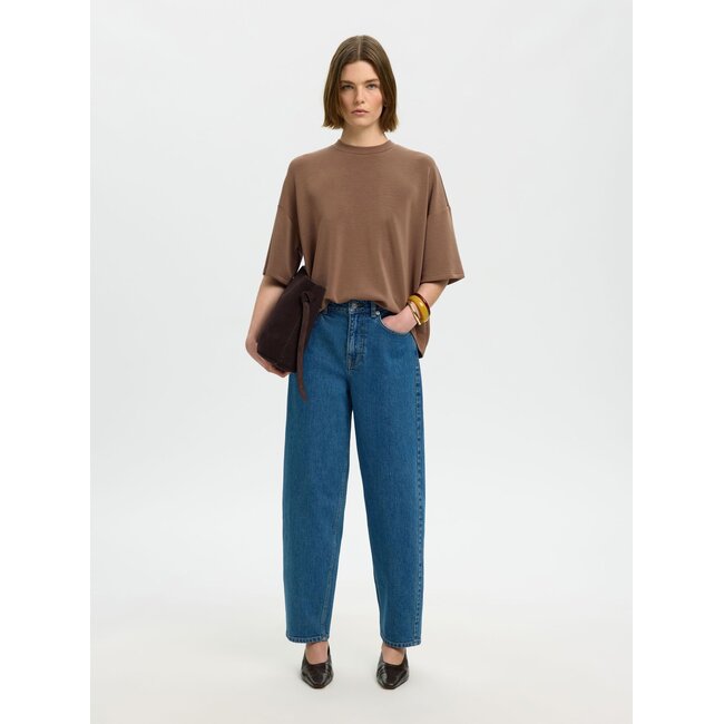 SLWOVERSIZED TENNY TEE NOOS Chocolate Chip