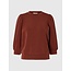 SLWTENNY 3/4 SWEAT TOP NOOS Cherry Mahogany