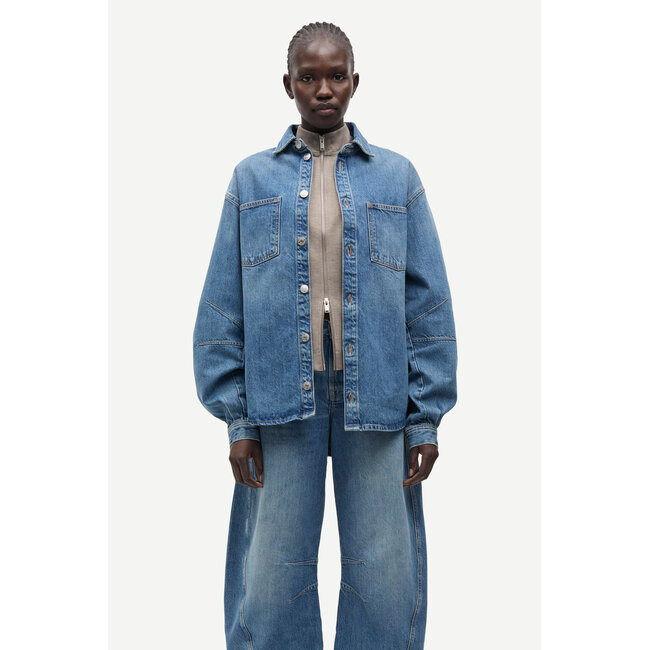 Denim blouse
