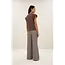 mason pleats top Chocolate brown