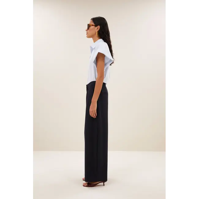frida pinstripe pants Midnight