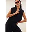 bobi pinstripe gilet Midnight