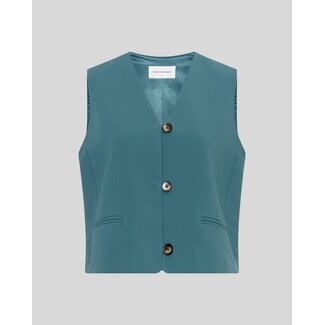 MSCH Copenhagen MSCHRosina Michelle Short Waistcoat Balsam Green