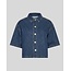 MSCHManna Alena 2/4 Shirt Mid Blue Wash Blue