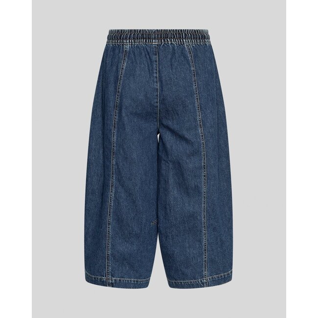 MSCHManna Alena Culotte Pants Mid Blue Wash Blue