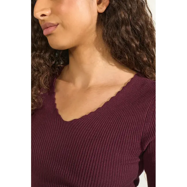 NUAYELET SS PULLOVER CROPPED Fig