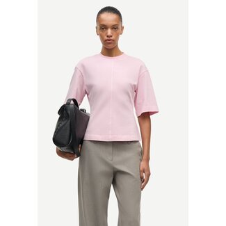 Samsoe Samsoe WMN SADISAS T-SHIRT 11725 BLEACHED MAUVE PIGMENT