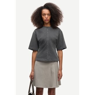 Samsoe Samsoe WMN SADISAS T-SHIRT 11725 BLACK PIGMENT