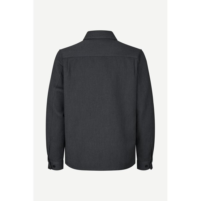 SADAMON GT ZIP OVERSHIRT 16201 DARK GREY MEL.